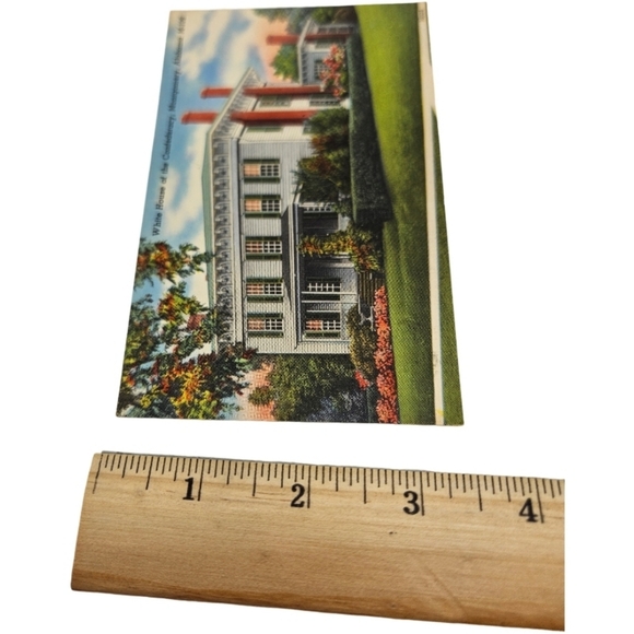📬 Vintage Unused Postcard of White House of the Confederacy AL USA - Picture 6 of 6